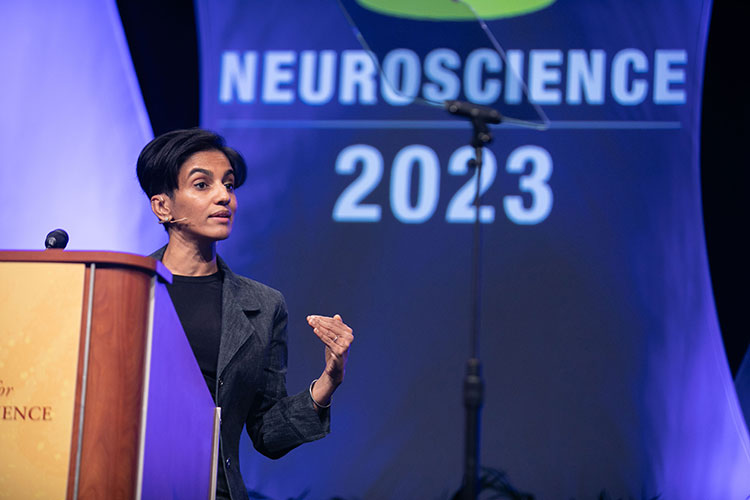 Image of Kanka Rajan at Neuroscience 2023