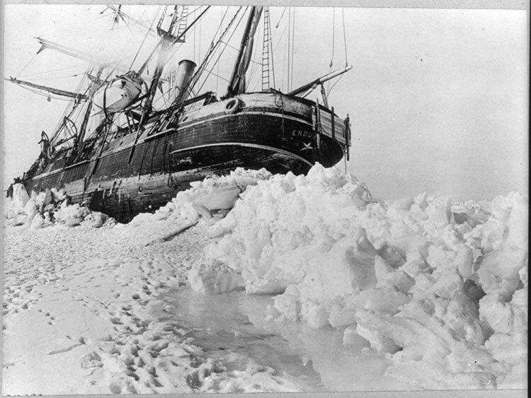 Image of ship in a storm